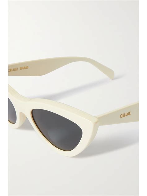 celine cat eye ivory|CELINE EYEWEAR Cat.